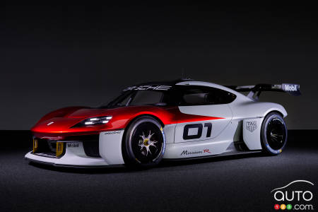 The Porsche Mission R concept