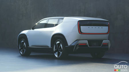 The Honda 0 SUV, rear