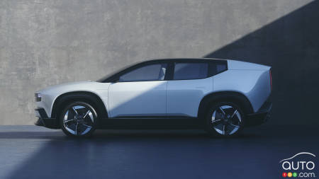 The Honda 0 SUV, in profile
