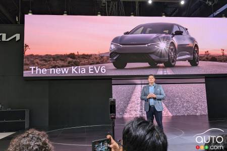 Presentation of the 2025 Kia EV6