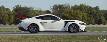 The 2025 Ford Mustang GTD Spirit of America, in profile