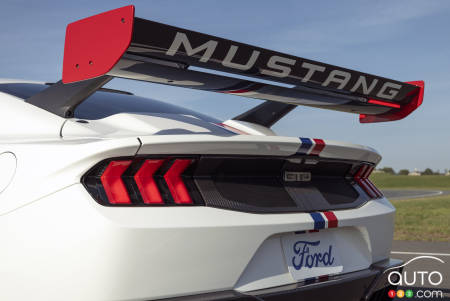 The 2025 Ford Mustang GTD Spirit of America, spoiler