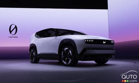 The Honda 0 SUV, front