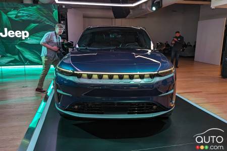The 2024 Jeep Wagoneer S, during its unveiling in New York in May of 2024