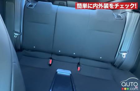 2026 Honda Prelude, rear seats
