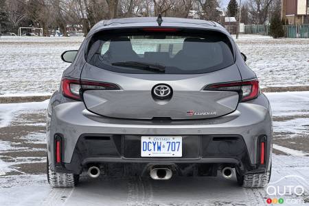 2025 Toyota GR Corolla, rear