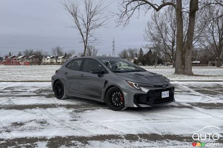 2025 Toyota GR Corolla, three-quarters front